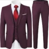 Suit For Men Elegant Wedding 3 Pieces 2 Sets Jackets Vest Pants Blazers Full Fashion Luxury Coats 2025 Formal Classic Costume