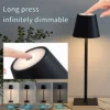 LED Wireless Wine Bottle Lamp Portable Touch Table Lamp Wireless LED Desk Lamp Creative Ambient Night Lamp