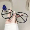 Men And Women Retro Fashion Square Anti Blue Light Computer Glasses Reading And Playing Games To Protect Eyes 2023