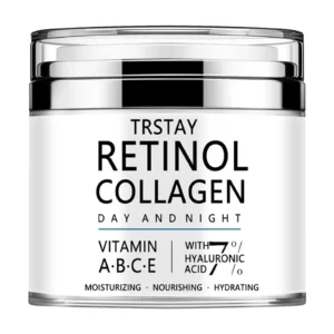 TRSTAY RETINOL COLLAGEN DAY AND NIGHT VITAMINA·B·C·E WITH 7% HYALURONIC ACID MOISTURIZING ·NOURISHING·HYDRATING