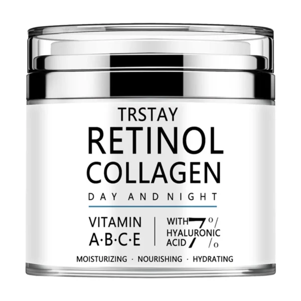 TRSTAY RETINOL COLLAGEN DAY AND NIGHT VITAMINA·B·C·E WITH 7% HYALURONIC ACID MOISTURIZING ·NOURISHING·HYDRATING