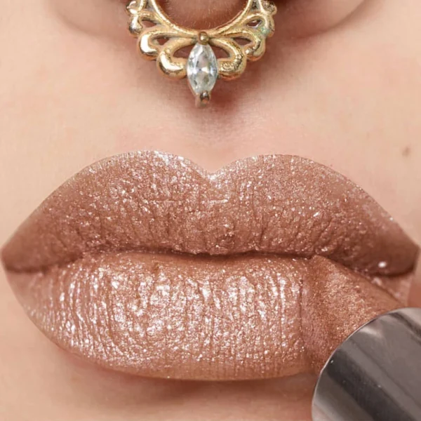 21Colors Bold & Intense Glitter Shiny Metallic Lipstick Pearlescent Lip Tint,Long Lasting Lip Senior Matte Lip Makeup Gifts for