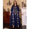 Moroccan Embroidery Abaya Women Muslim Maxi Dresses Turkey Arab Kaftan Islamic Party Gown Dubai Eid Ramadan Jalabiya Caftan Robe