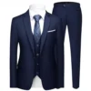 Suit For Men Elegant Wedding 3 Pieces 2 Sets Jackets Vest Pants Blazers Full Fashion Luxury Coats 2025 Formal Classic Costume