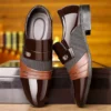 Classic Business Dress Men Shoes Formal Slip On Dress Shoes Mens Oxfords Footwear Elegent Leather Shoes For Men Loafers Wine Red