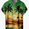 2025 Hawaiian men's summer designer shirt 3d tropical plant vacation print Hawaiian shirt casual short sleeve fashion retro
