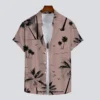 2025 Hawaiian men's summer designer shirt 3d tropical plant vacation print Hawaiian shirt casual short sleeve fashion retro