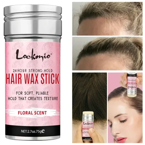kf-S850d82f893b54b3bb781baad0665aff5g Professional Styling Wax Kit for Women, Anti-frizz Pomade, Smoothing, Broken Back Hair Mud, Messy Hairs Control Wax Rod