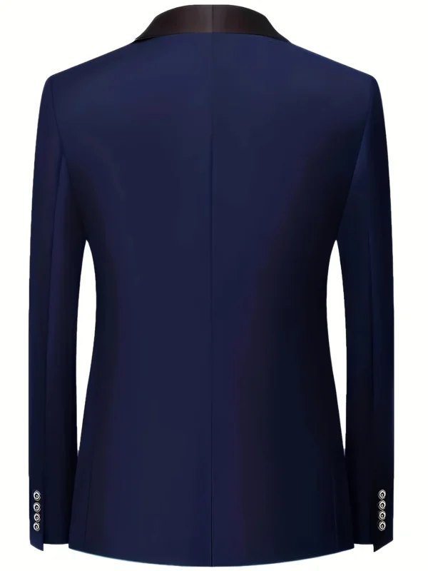 Men Formal Slim Fit Tuxedo Prom Suit Male Groom Wedding Blazers High Quality Groomsman Luxury Dress Business Banquet Party Suit