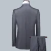 Suit Boutique Men's Fashion Business (Blazer+ Vest + Trousers) Gentleman's Wedding Casual Professional Formal Suit 3 Piece M-6XL